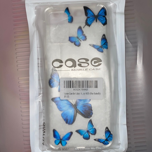 Samsung galaxy A02s blue butterfly - Picture 1 of 1